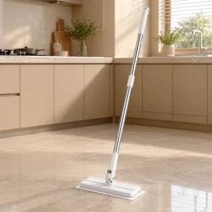 Multi-Function Small Automatic Clamping Cloth Mop with Detachable Stainless Steel Handle