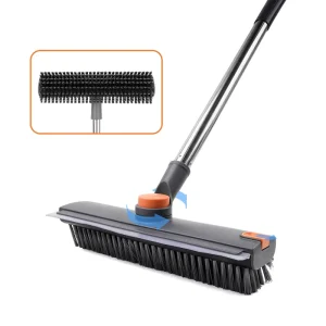 Multi-Functional Floor Scrubber Brush Detachable Long Handle 360° Rotating Floor Brush