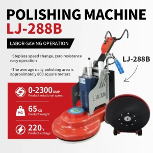 Multi Functional Integrated Floor Grinder LJ 288 Does Not Require Steel Wool for High end Residential and Villa Communities