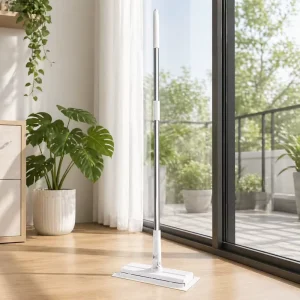 Multi-Functional Microfiber Mop with Disposable Cloth for Wet and Dry Cleaning