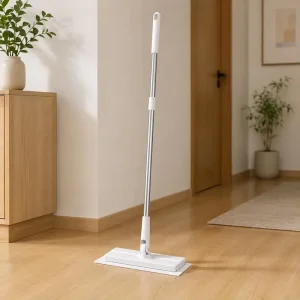 Multi-Functional Microfiber Mop with Disposable Non-Woven Cloth for Wet and Dry Floor Cleaning