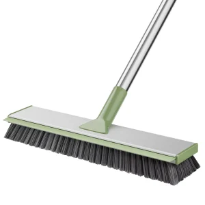 Multi Functional Modern Stainless Steel Floor Brush Detachable Long Handle Broom for Household Cleaning