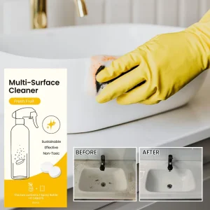 Multi-Purpose Bathroom Cleaning Tablet, Multiple Colors and Fragrances