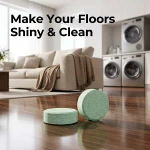 Multi-Surface Effervescent Floor Cleaning Tablets for Hardwood Tile Marble and Laminate Floors