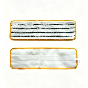 Multi-Surface Velcro Microfiber Mop Refill Washable Reusable Flat Mop Pad for Hardwood Tile Marble Floor Cleaning