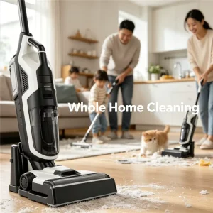 Multi Surface Wet Dry Vacuum Mop Electrolyzed Water Sanitizer Spot Wash Edge Cleaning Self Clean Floor Scrubber with Dual Tank