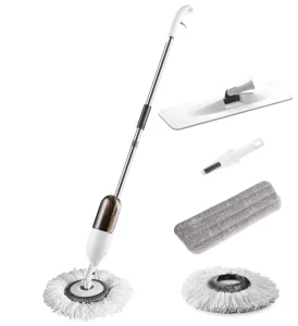 Multi function Spray Mop Set Flat Mop Round Mop