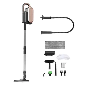 Multifunction Handheld Electric Carpet Floor Steam Mop Portable Vacuum Steam Mop with LED Display Screen