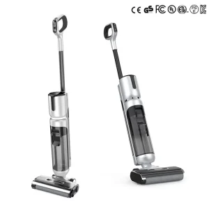 Multifunctional Cordless Wet and Dry Vacuum Cleaner with Self-Cleaning System, HEPA Filter for Pet Hair and Multi-Surface Household Use