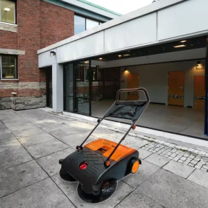 Multifunctional Double Brush Floor Sweeper for Cleaning Road Use and Cleaning Garage