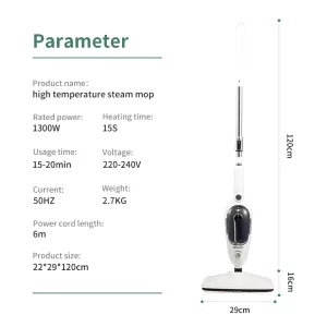 Multifunctional Electric Floor Cleaner Steam Mop