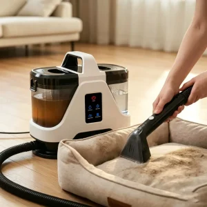 Multifunctional Handheld Steam Wet Dry Vacuum Spot Cleaner for Curtains, Car Seats, and Home Cleaning