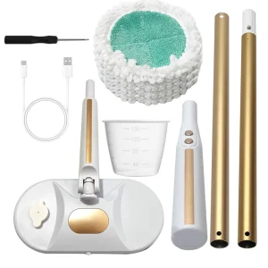 Multifunctional Wireless Electric Spin Water Spray Mop Lightweight Rechargeable Floor Cleaner