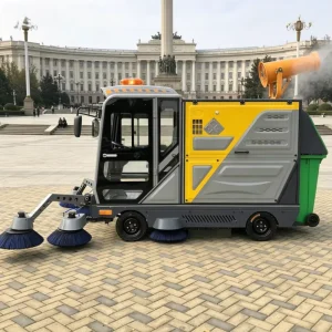 Municipal Ride on Road Sweeping Vehicle Electric Outdoor Street Vacuum Sweeper Machine for Highway and Park