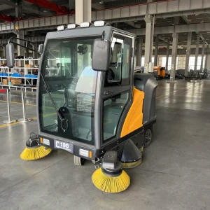Nanbo C190 Automatic Battery Electric Outdoor Ride on Electric Street Road Vacuum Floor Sweeper