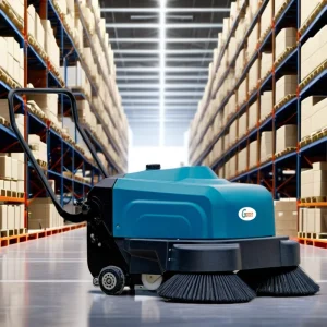 New 1000 Sweeper Machine Automatic Floor Road Industrial Sweeper Electric Plastic New Home Restaurant Use Walk Behind Sale