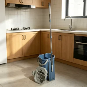 New 360 Wash Flat Mop Bucket Microfiber Wet and Dry Floor Cleaning Magic Mop Household Flat Mopsandbucket Sets