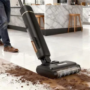 New 5 in 1 Cordless Wet Dry Vacuum Cleaner Brushless Motor 180° Flat Lay Lightweight Floor Washer for Home Hotel Outdoor