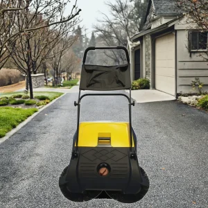 New Condition Hand Propelled Walk Behind Mini Street Road Sweeper