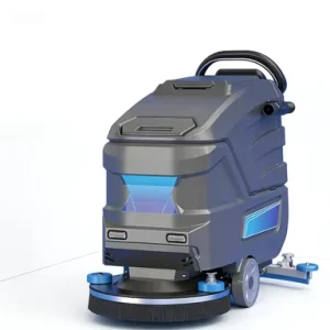 New Condition Model KX 65 Walk Behind Floor Scrubber Burnishing Warehouse Cleaning Machine Standard 24V 100AH Lithium Iron