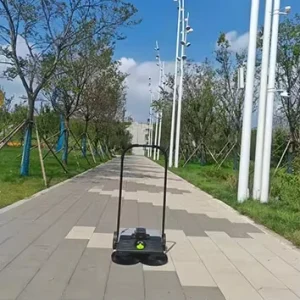 New Condition Rechargeable Walk Behind Battery Floor Sweeper Small Size with Side Brush for Cleaning for Farm Use