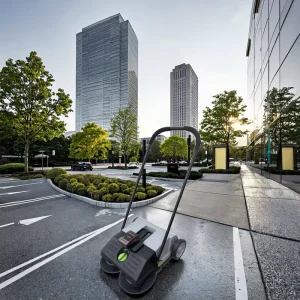 New Cordless Walk Behind Sweeper Tile Floors Electric Manual Fuel Automatic Featuring Battery Motor Farm Construction