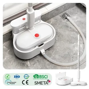New Design Electric 3 in 1 Rotation Mop with Self wash Base Cordless Multi functional Self drive Cordless Spin Mop