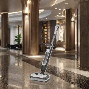 New Design Electric Steam Floor Washer Spin Steam Mop Wet Dry 1500W 30 60min Battery free 400ml Clean Water Tank for Hotel