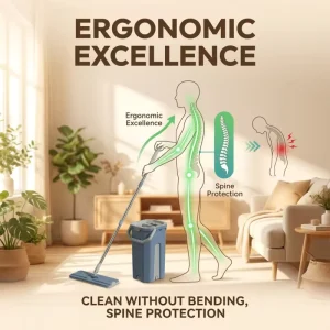 New Design High quality Home Cleaning Portable Magic Spin Mop with Rotating Heads