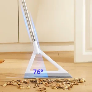 New Design Multi function Magic Broom 2 in 1 Rubber Stainless Steel Household Cleaning Broom for Floor Dust Glass Water Stains