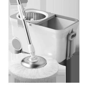 New Eco Friendly Household Telescopic Handle Rotating Mop Dual drive Automatic Dehydration Spin Dry Stainless Steel Floor