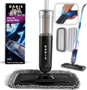 New Electric Spray Mop Floor Cleaner Power Mop With 2 Mopping Pads 720ml Bottle & Scraper Cordless Wet Dry Cleaner For All Floor