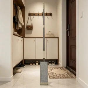 New Household Floor Mop 360 Degree Rotatable Stainless Steel Hands Free Flat Mop