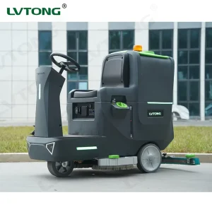 New Industry Ride On Electric Floor Cleaning Machine Auto Scrubber with 24V 100Ah Battery and 860mm Scrubbing Width