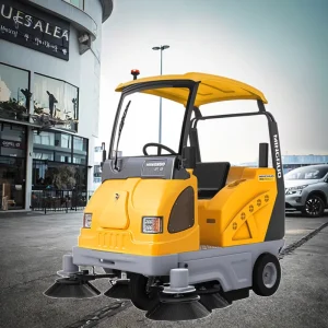 New Mingnuo Electric Ride On Floor Sweeper Side Brush Engine Pump 48V 8 Hour Cleaning Work CE Certified for Home Farm Street Use