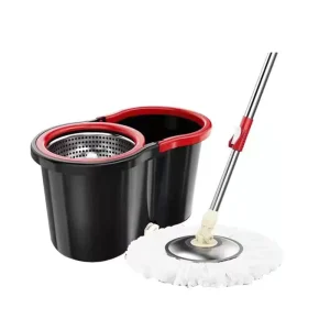 New Spin Mop Sweeper Centrifugal Mop Bucket Aluminium Rotary Cleaning Mop With Bucket With Pedal