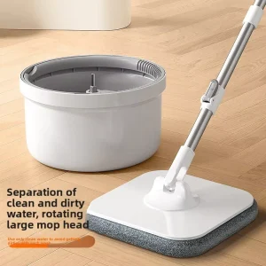 New Style Swivel Clean and Waste Separation Dual Drive Hands Free for Bucket Rotating Head High Capacity Household Cleaning