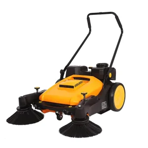 New Walk behind Burnishing Street Sweeper Garden Lawn Floor Sweeper Manual Portable for Sale