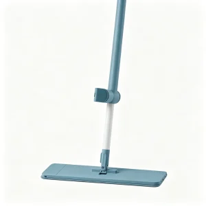 No Hand Wash Microfiber Flat Mop 360 Degree Rotatable Head for Household Dust Hair and Ground Stain Removal Vertical Storage
