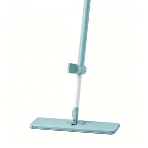 No Hand Wash Microfiber Flat Mop 360 Degree Rotatable Head for Household Dust Hair and Ground Stain Removal Vertical Storage