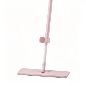 No Hand Wash Microfiber Flat Mop 360 Degree Rotatable Head for Household Dust Hair and Ground Stain Removal Vertical Storage