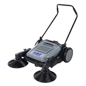 No-Power Hand-Push Road Sweeper Machine Handheld Floor Sweeper
