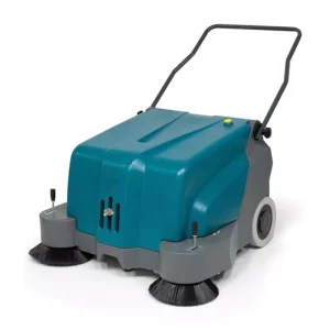 No Power Walk Behind Floor Sweeper Manual Push Sweeper for Hotels