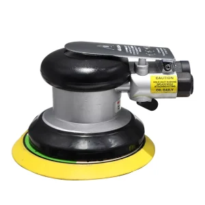 OBBL Industrial Pneumatic Air Sander 12000RPM Handheld Variable Speed Tool with 5 Inch Hook & Loop Sand Pad