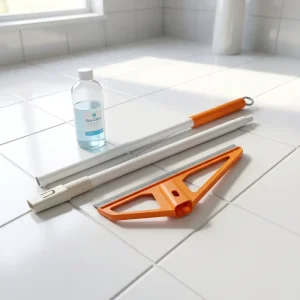 OEM 2 In 1 TPR Rubber Magic Scraper With 104cm Long Handle Floor Squeegee Sweeper Manufacturer MOQ 500 Sets