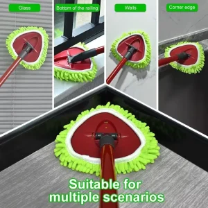 OEM Customized Microfiber Spin Cleaning Head Mop Adjustable Telescopic Replacement Handle Stick Mop