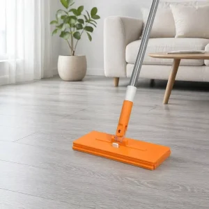 OEM Detachable Flat Click Mop Microfiber Mop Pad Extendable Handle 130cm Synthetic Cloth Heavy Duty Floor Cleaner 500MOQ