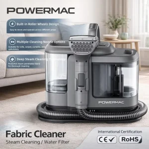 OEM Electric Commercial Wet and Dry Carpet Steam Cleaner Fabric Cleaning Machine with Dual Water Tank