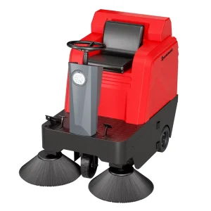 OEM Floor Sweep Dust Control Machine, Ride-On Hardwood Floor Sweeper and Mop