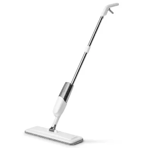 OEM Large Panel Microfiber Rotating Head Wet Dry Spray Mop with Large Capacity Water Bottle
